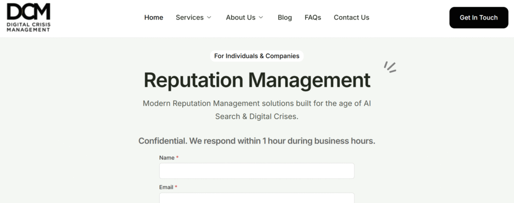 Digital Crisis Management