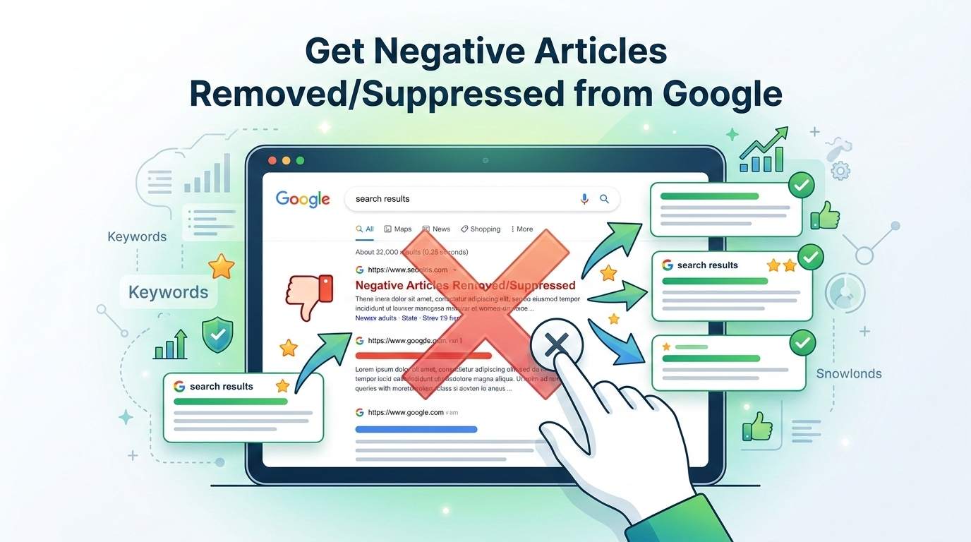 How to Get a Negative News Article Removed/Suppressed from Google